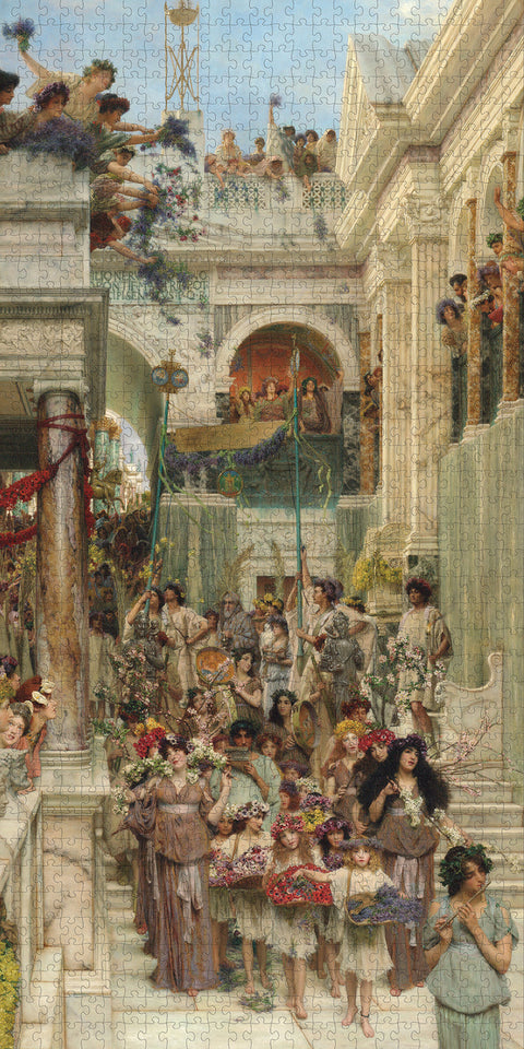 Spring by Lawrence Alma-Tadema – 1000 Piece Jigsaw Puzzle (Pomegranate)