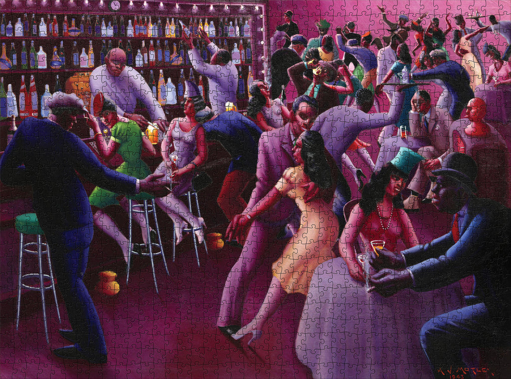 Nightlife by Archibald Motley – 1000 Piece Jigsaw Puzzle (Pomegranate)