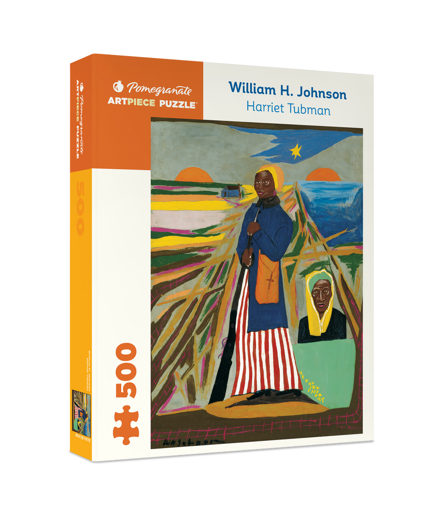Harriet Tubman by William H. Johnson – 500 Piece Jigsaw Puzzle (Pomegranate)