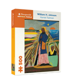 Harriet Tubman by William H. Johnson – 500 Piece Jigsaw Puzzle (Pomegranate)