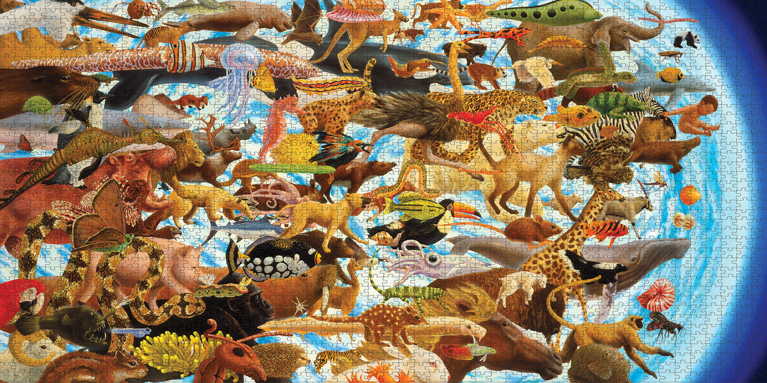 Space Race by Charles Lynn Bragg – 2000 Piece Jigsaw Puzzle (Pomegranate)