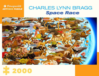 Pomegranate - Charles Lynn Bragg: Space Race - 2000 Piece Jigsaw Puzzle