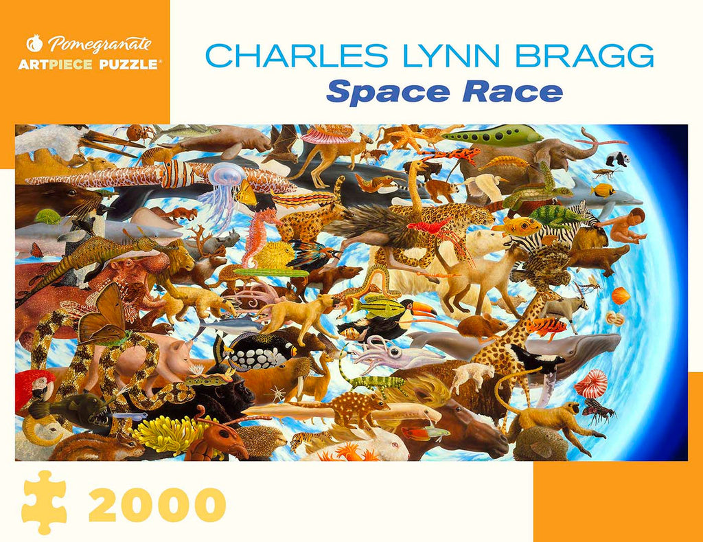 Space Race by Charles Lynn Bragg – 2000 Piece Jigsaw Puzzle (Pomegranate)