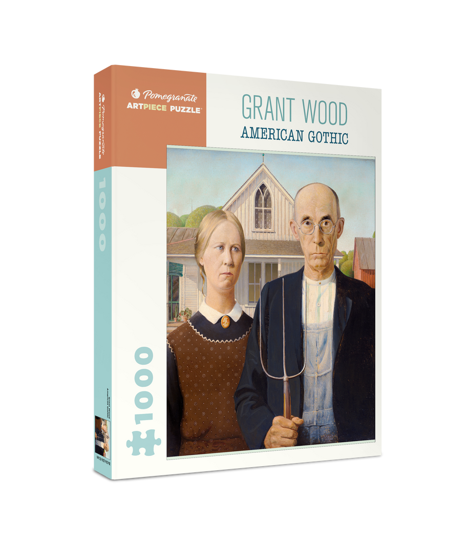 Pomegranate - Grant Wood: American Gothic - 1000 Piece Jigsaw Puzzle