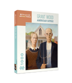 American Gothic by Grant Wood – 1000 Piece Jigsaw Puzzle (Pomegranate)