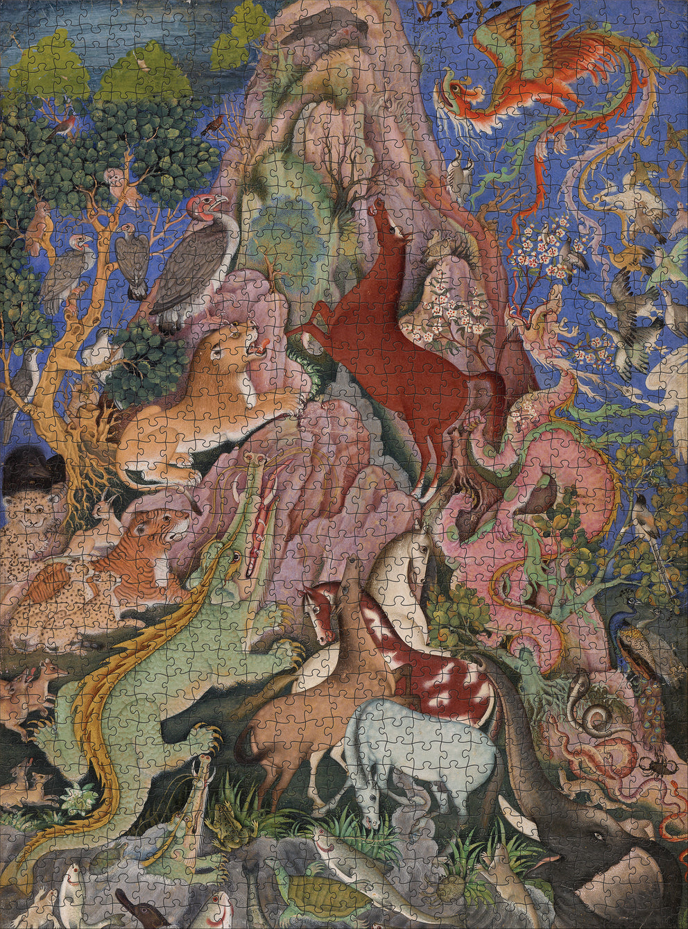 The Raven Addresses the Animals – 1000 Piece Jigsaw Puzzle (Pomegranate)