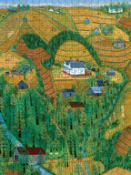 My Parents' Farm by Mattie L. O'Kelley – 500 Piece Jigsaw Puzzle (Pomegranate)