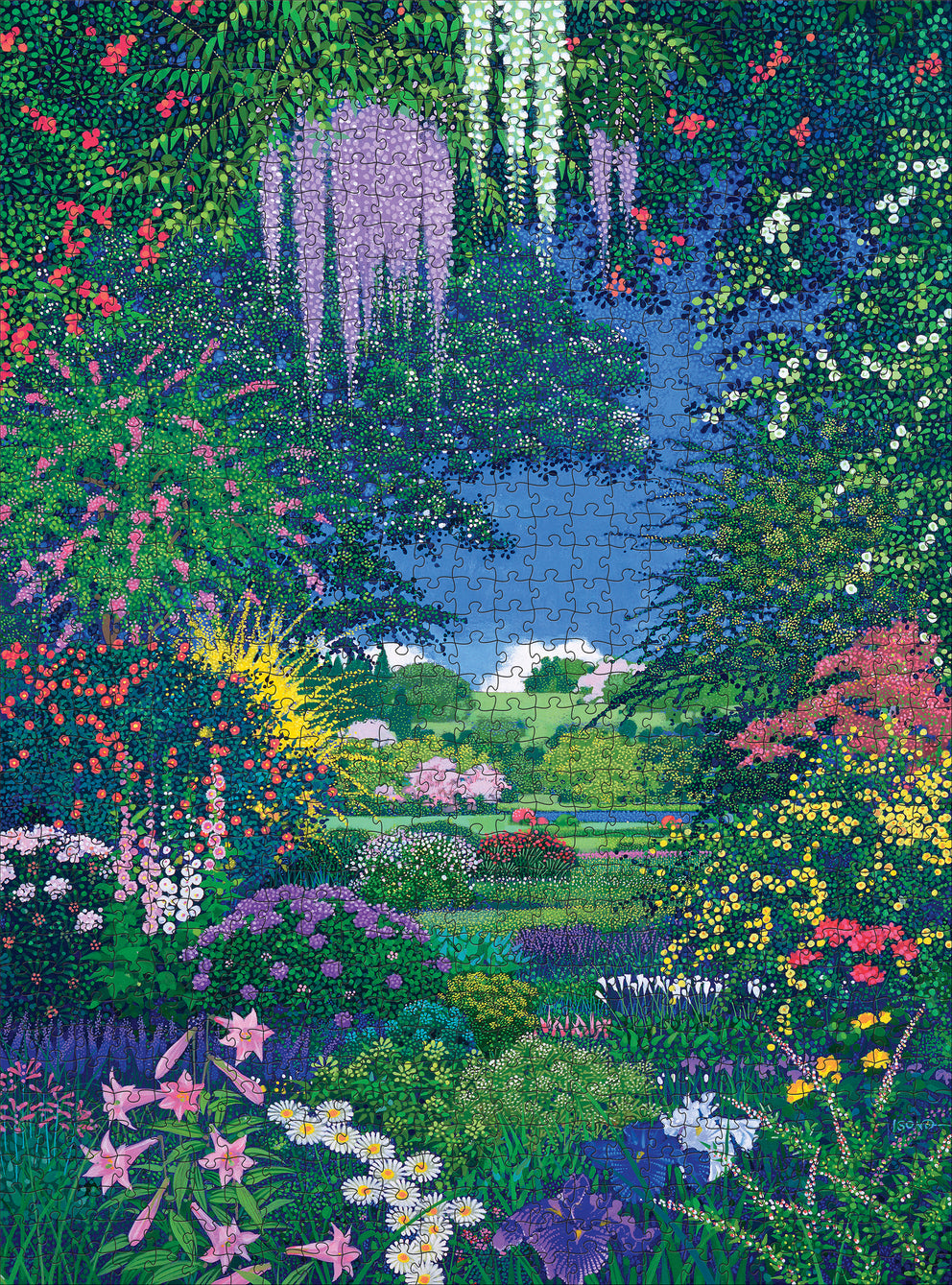 Full Bloom by Hiroo Isono – 1000 Piece Jigsaw Puzzle (Pomegranate)