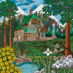 Cliffside House by CJ Hurley – 500 Piece Jigsaw Puzzle (Pomegranate)