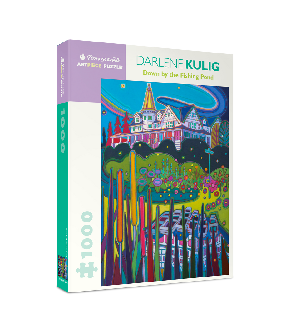 Pomegranate - Darlene Kulig: Down by the Fishing Pond - 1000 Piece Jigsaw Puzzle