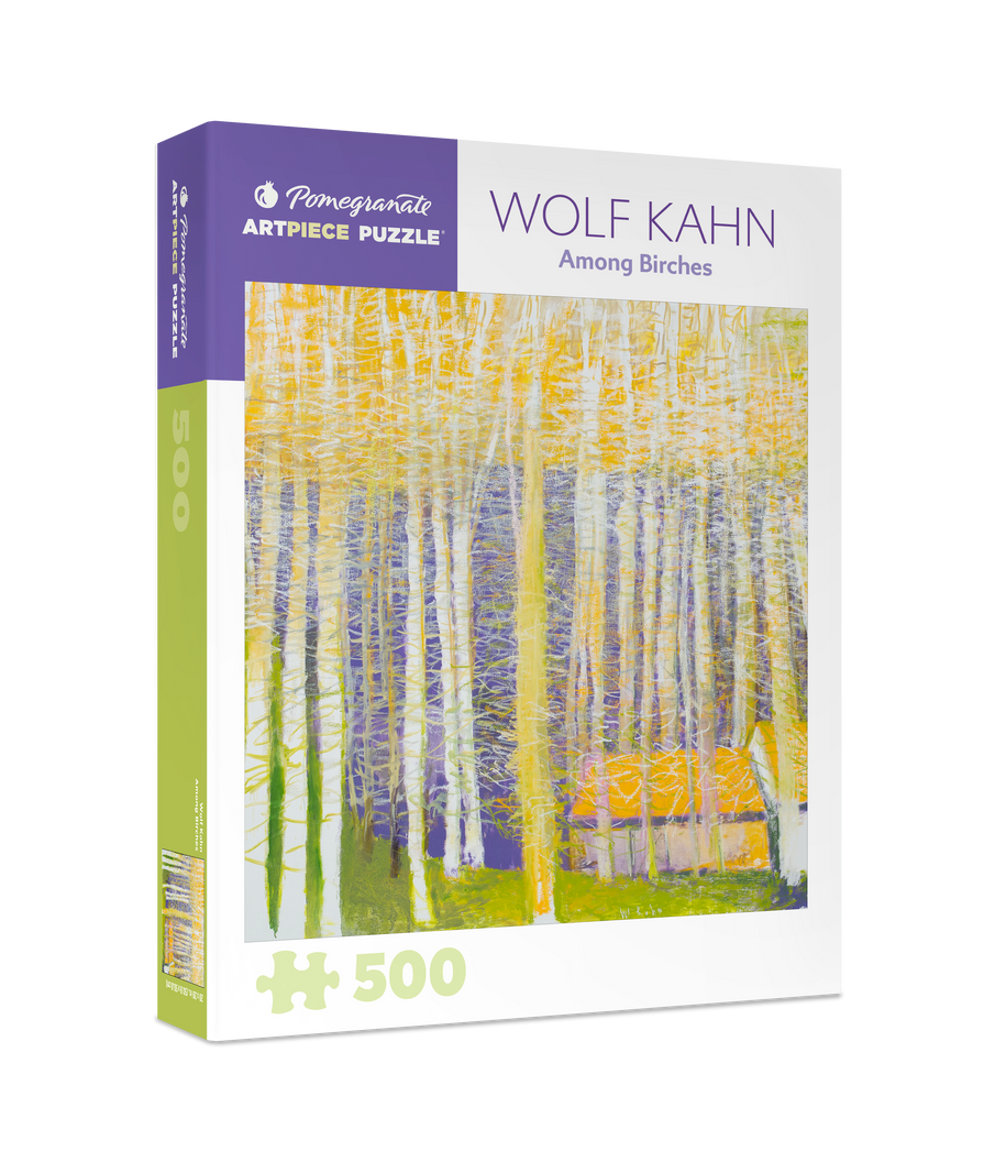 Pomegranate - Wolf Kahn: Among Birches - 500 Piece Jigsaw Puzzle