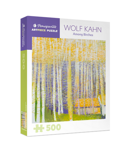Pomegranate - Wolf Kahn: Among Birches - 500 Piece Jigsaw Puzzle