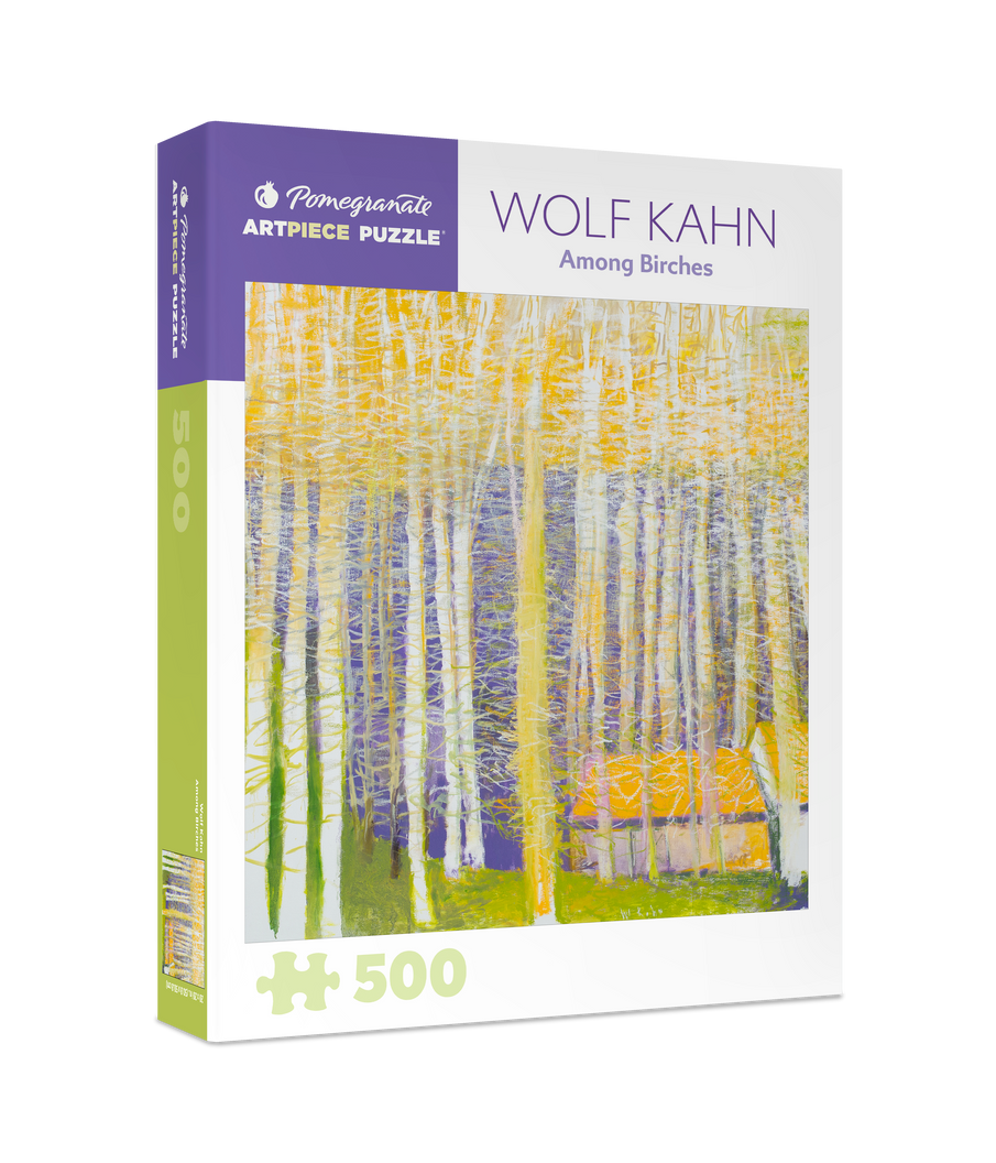 Among Birches by Wolf Kahn – 500 Piece Jigsaw Puzzle (Pomegranate)