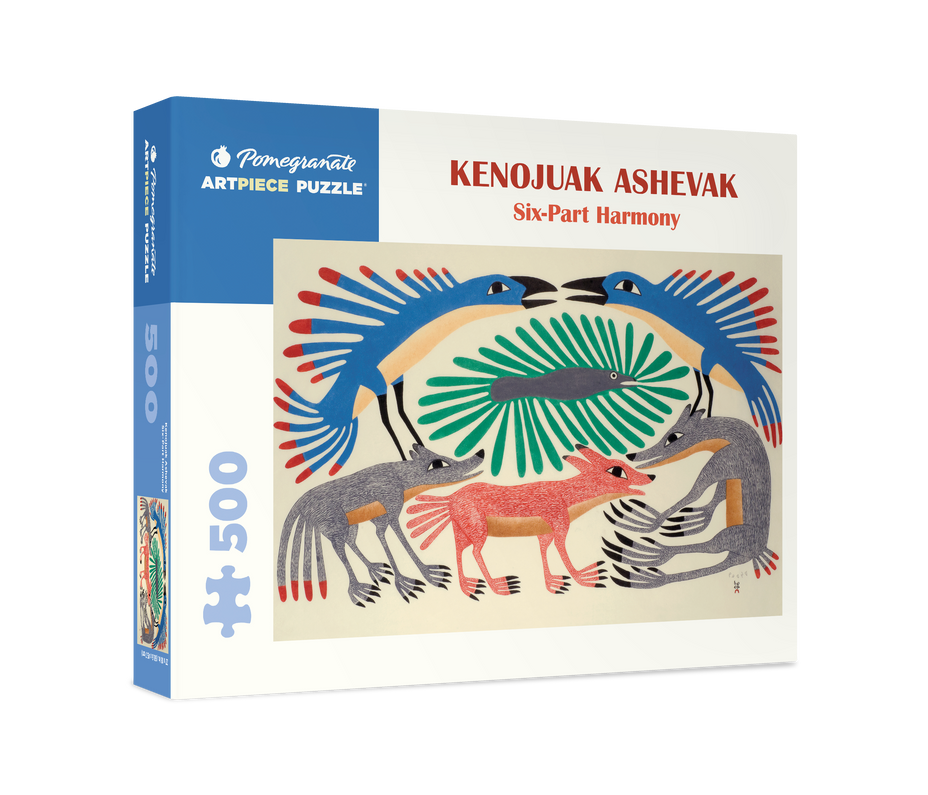 Six-Part Harmony by Kenojuak Ashevak – 500 Piece Jigsaw Puzzle (Pomegranate)