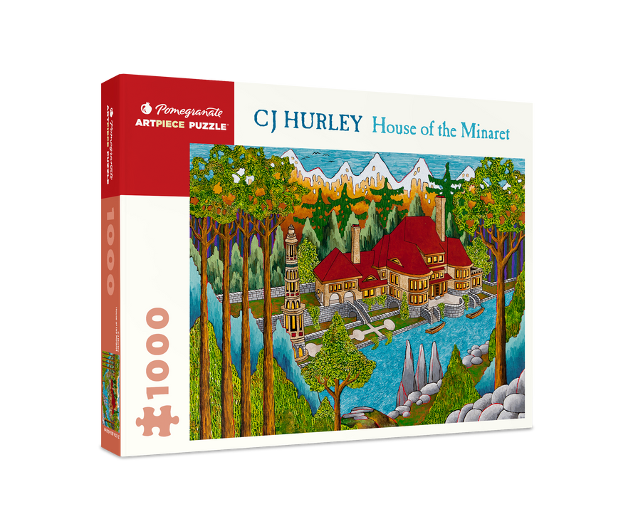 House of the Minaret by CJ Hurley – 1000 Piece Jigsaw Puzzle (Pomegranate)