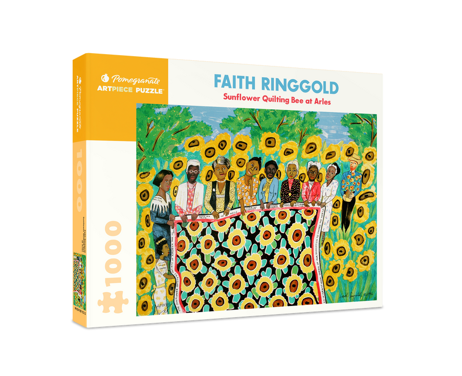 Pomegranate - Faith Ringgold: Sunflower Quilting Bee at Arles - 1000 Piece Jigsaw Puzzle