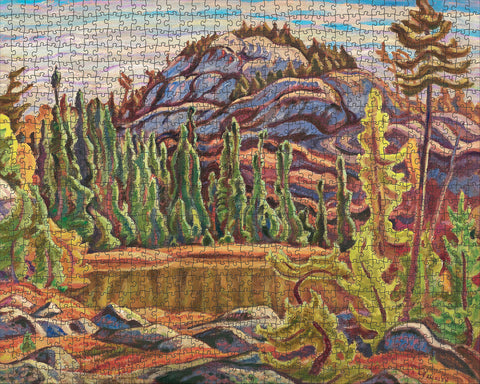 Sunlit Tapestry by A. Y. Jackson – 1000 Piece Jigsaw Puzzle (Pomegranate)