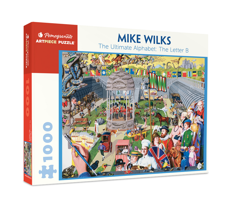 The Ultimate Alphabet: The Letter B by Mike Wilks – 1000 Piece Jigsaw Puzzle (Pomegranate)