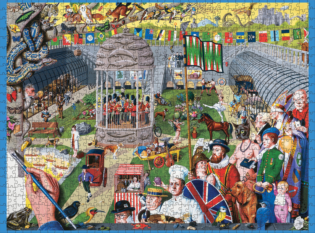 The Ultimate Alphabet: The Letter B by Mike Wilks – 1000 Piece Jigsaw Puzzle (Pomegranate)