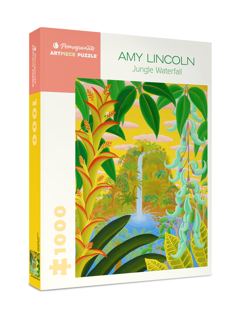 Jungle Waterfall by Amy Lincoln – 1000 Piece Jigsaw Puzzle (Pomegranate)