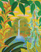 Jungle Waterfall by Amy Lincoln – 1000 Piece Jigsaw Puzzle (Pomegranate)