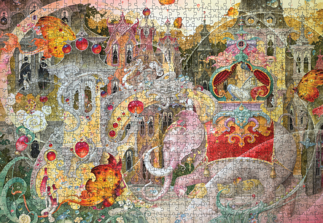 Moon Voyage by Daniel Merriam – 1000 Piece Jigsaw Puzzle (Pomegranate)