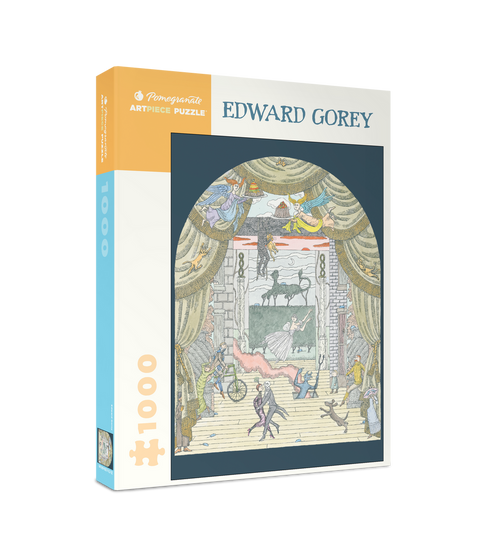 Theater by Edward Gorey – 1000 Piece Jigsaw Puzzle (Pomegranate)