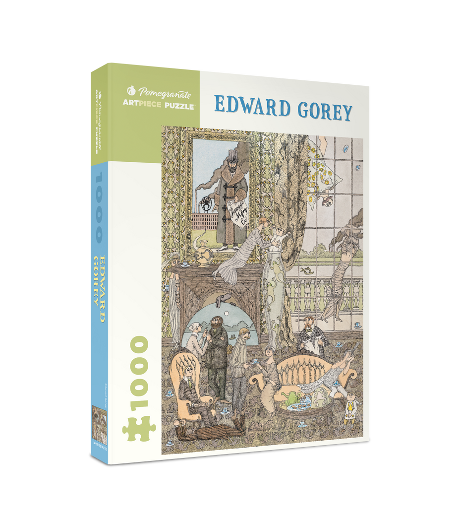 Frawgge Mfrg. Co. by Edward Gorey – 1000 Piece Jigsaw Puzzle (Pomegranate)