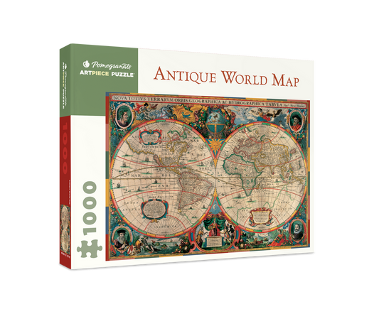 Pomegranate - Antique World Map - 1000 Piece Jigsaw Puzzle