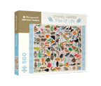Tree of Life by Charley Harper – 500 Piece Jigsaw Puzzle (Pomegranate)