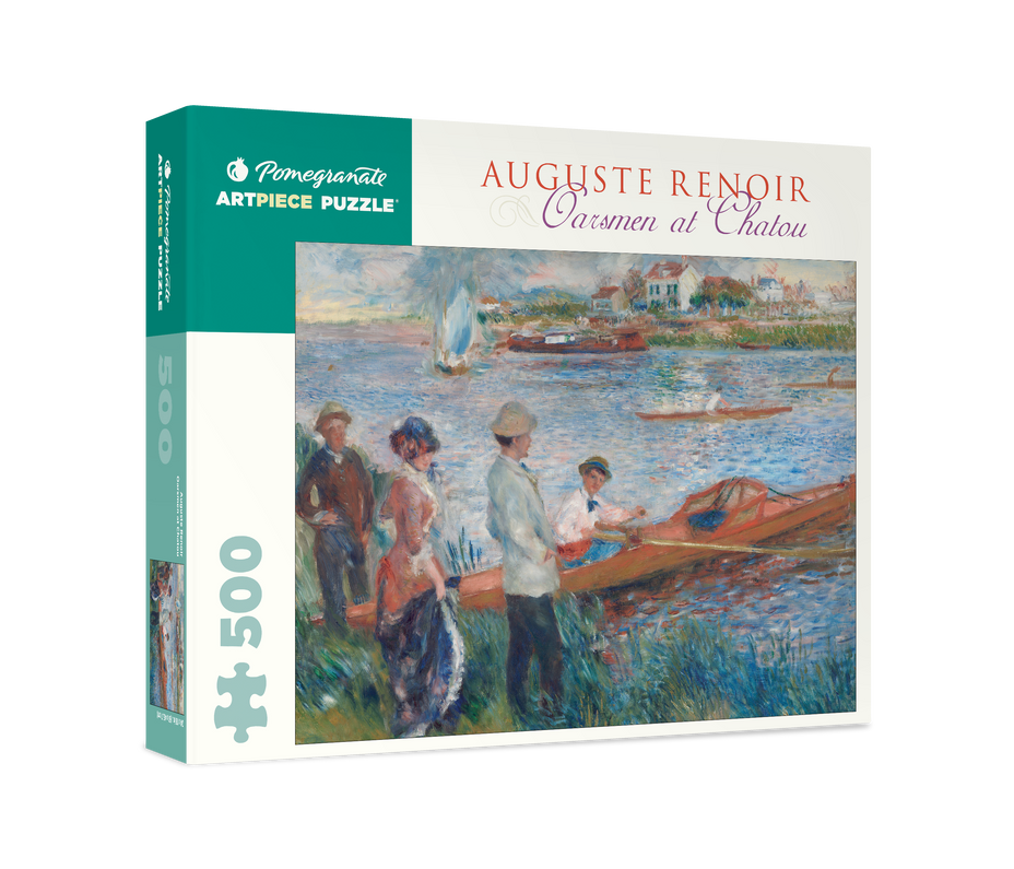 Pomegranate - Auguste Renoir: Oarsmen at Chatou - 500 Piece Jigsaw Puzzle