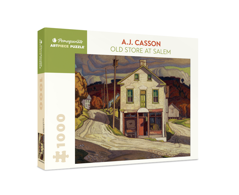 Old Store at Salem by A.J. Casson – 1000 Piece Jigsaw Puzzle (Pomegranate)