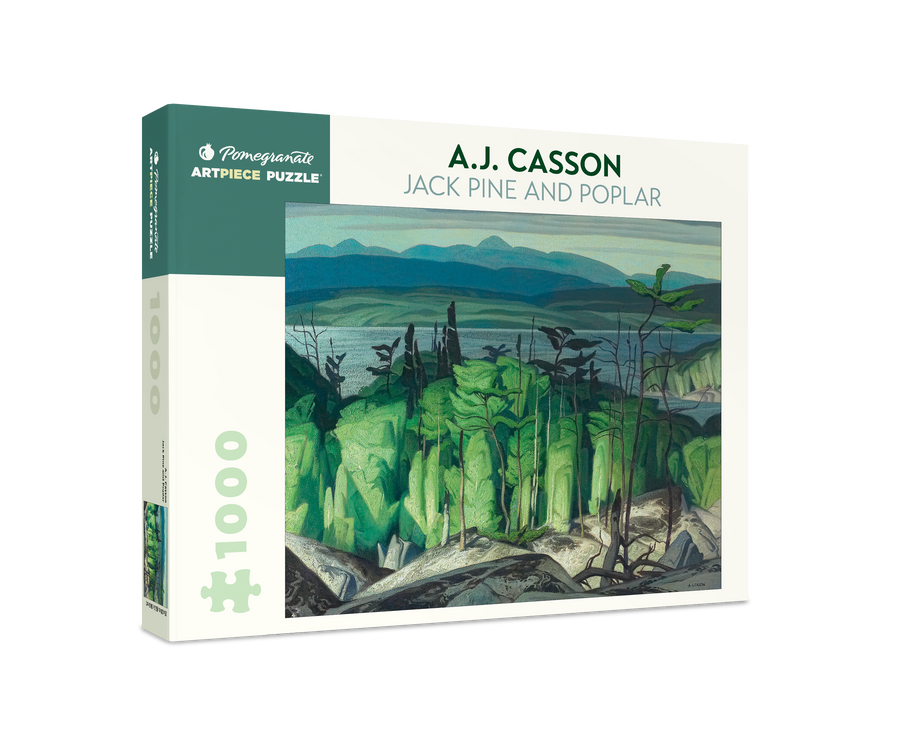 Jack Pine and Poplar by A.J. Casson – 1000 Piece Jigsaw Puzzle (Pomegranate)
