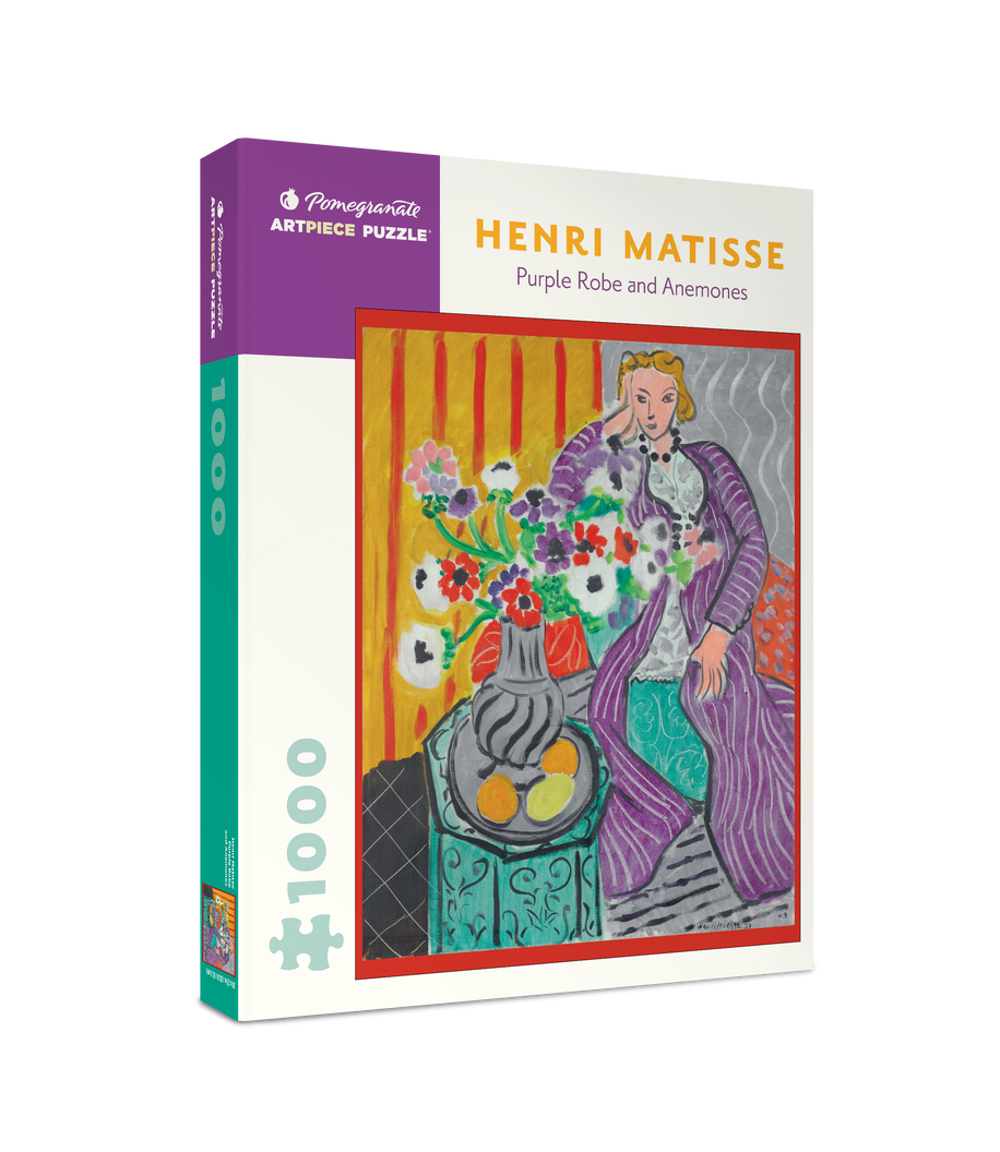 Purple Robe and Anemones by Henri Matisse – 1000 Piece Jigsaw Puzzle (Pomegranate)