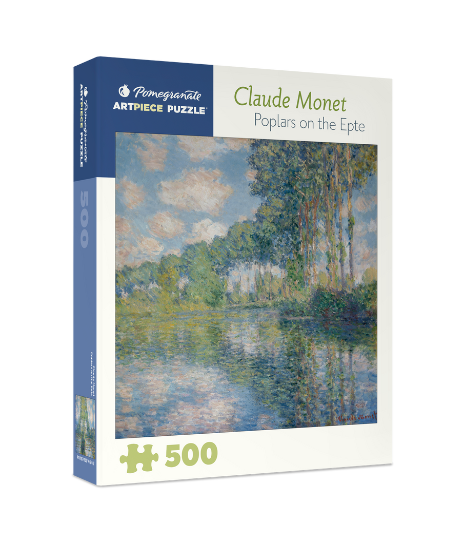 Poplars on the Epte by Claude Monet – 500 Piece Jigsaw Puzzle (Pomegranate)