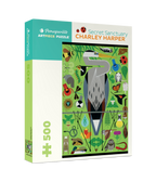 Secret Sanctuary by Charley Harper – 500 Piece Jigsaw Puzzle (Pomegranate)