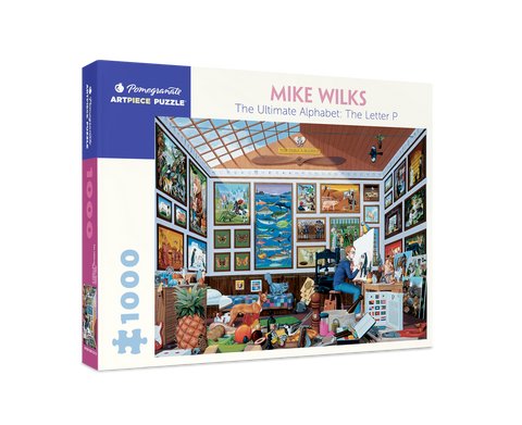 The Ultimate Alphabet: The Letter P by Mike Wilks – 1000 Piece Jigsaw Puzzle (Pomegranate)