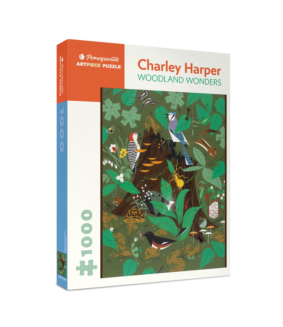 Pomegranate - Charley Harper: Woodland Wonders - 1000 Piece Jigsaw Puzzle