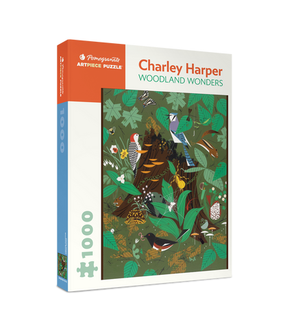 Pomegranate - Charley Harper: Woodland Wonders - 1000 Piece Jigsaw Puzzle