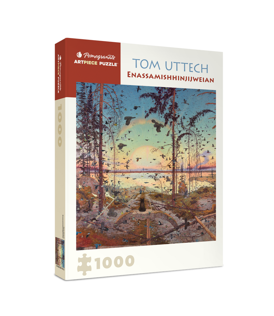 Enassamishhinjijweian by Tom Uttech – 1000 Piece Jigsaw Puzzle (Pomegranate)