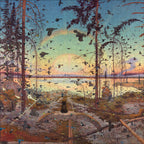 Enassamishhinjijweian by Tom Uttech – 1000 Piece Jigsaw Puzzle (Pomegranate)