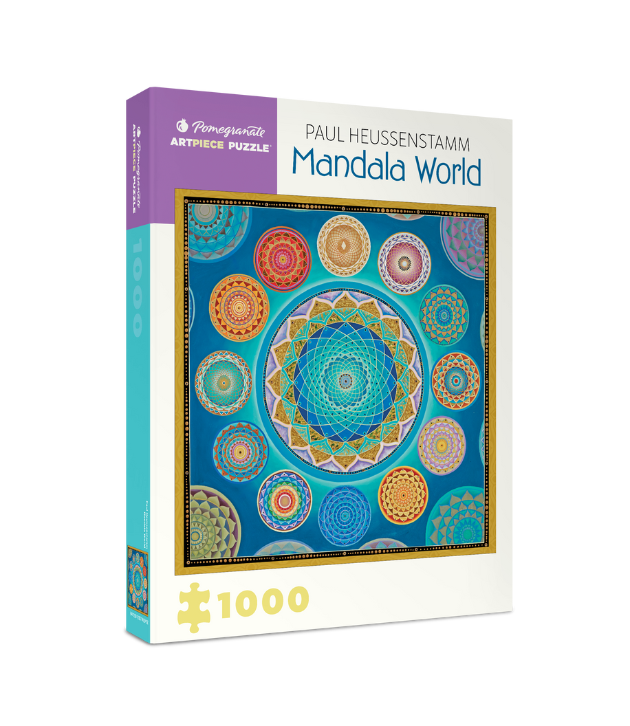 Mandala World by Paul Heussenstamm – 1000 Piece Jigsaw Puzzle (Pomegranate)