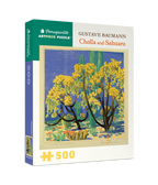 Cholla and Sahuaro by Gustave Baumann – 500 Piece Jigsaw Puzzle (Pomegranate)