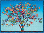 Mandala Fruit Tree by Paul Heussenstamm – 500 Piece Jigsaw Puzzle (Pomegranate)