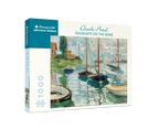 Sailboats on the Seine by Claude Monet – 1000 Piece Jigsaw Puzzle (Pomegranate)