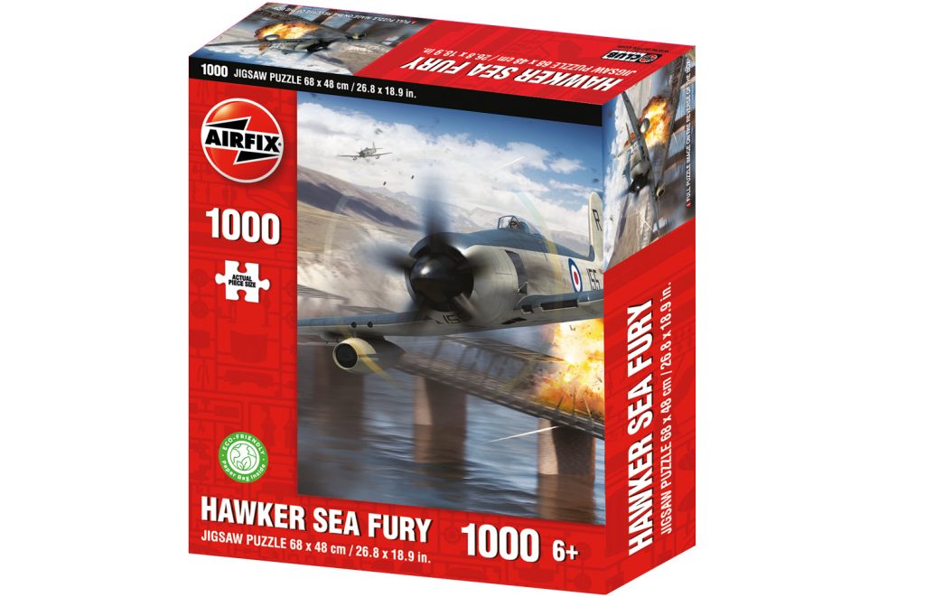 Airfix Hawker Sea Fury – 1000 Piece Jigsaw Puzzle (Kidicraft)