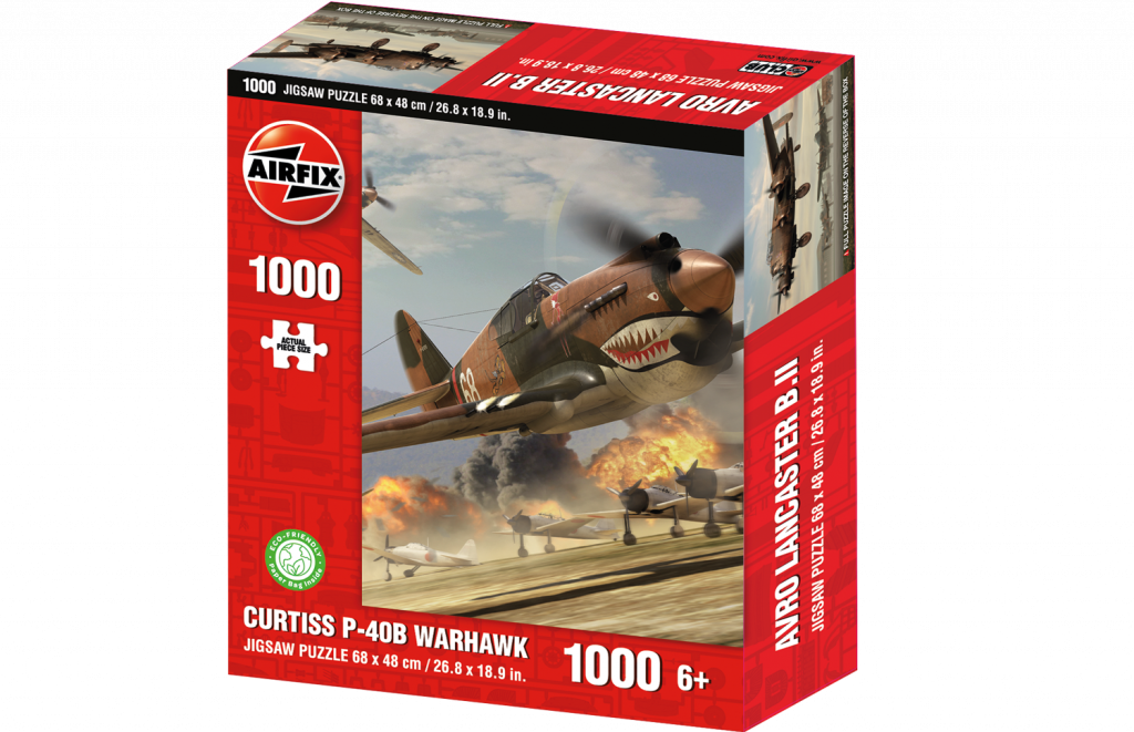 Kidicraft - Airfix Curtiss P-40B Warhawk - 1000 Piece Jigsaw Puzzle