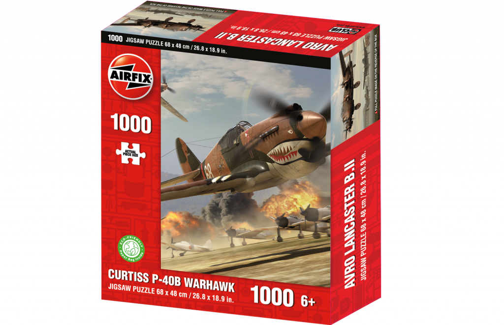 Airfix Curtiss P-40B Warhawk – 1000 Piece Jigsaw Puzzle (Kidicraft)