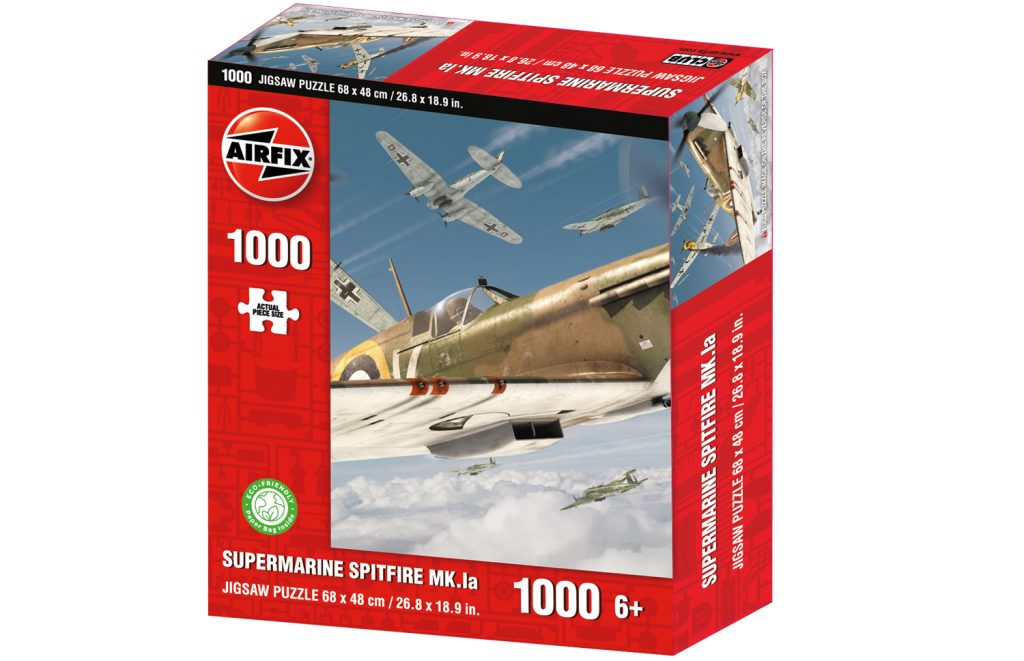 Kidicraft - Airfix Supermarine Spitfire Mk.Ia - 1000 Piece Jigsaw Puzzle