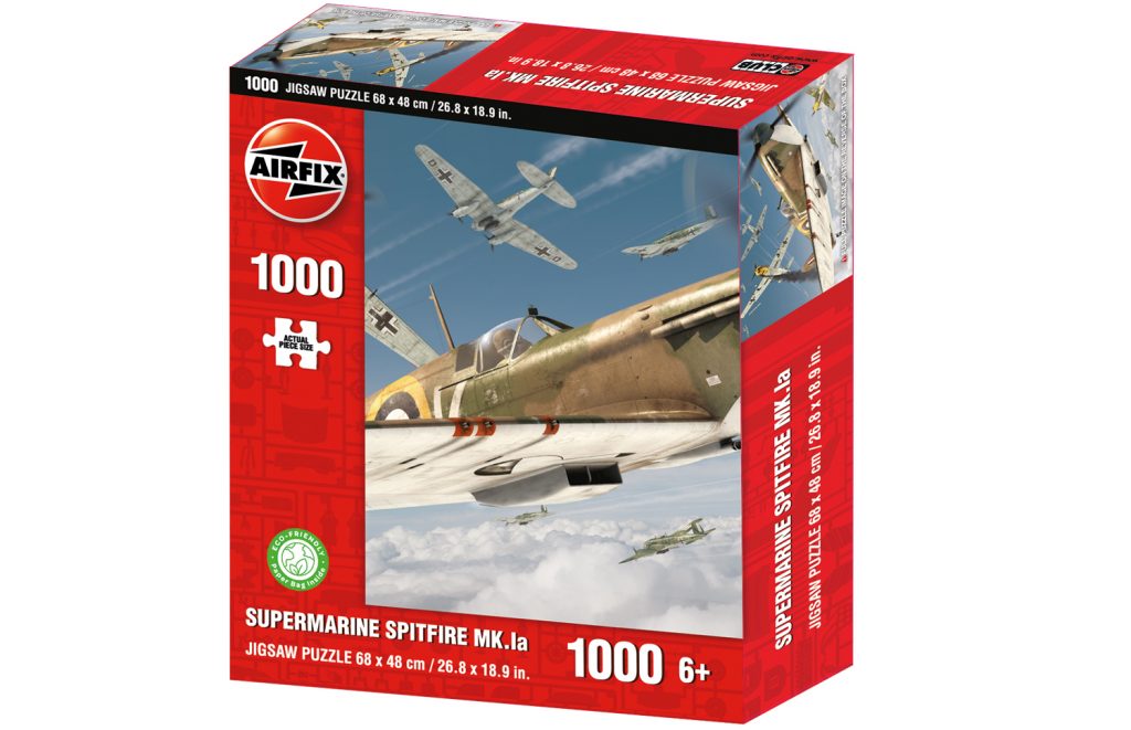 Airfix Supermarine Spitfire Mk.Ia – 1000 Piece Jigsaw Puzzle (Kidicraft)